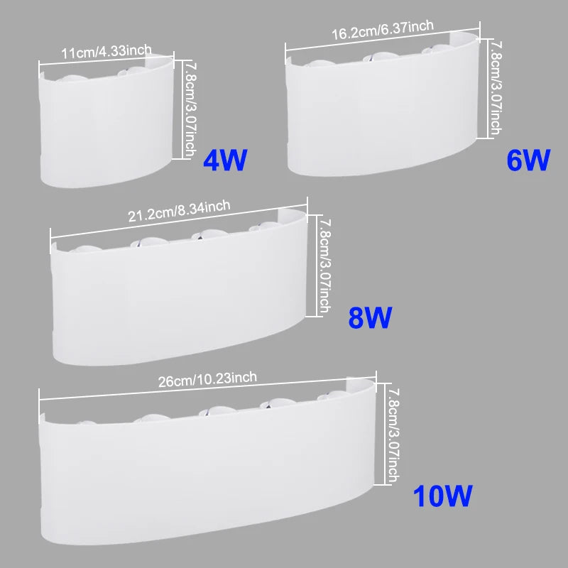 Minimalistyczna lampa ścienna